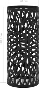 Elior Czarny ażurowy stojak na parasole - Kaspo 4