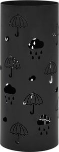 Elior Czarny stalowy stojak na parasole - Istro 2S 1