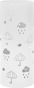 Elior Biały pionowy ozdobny parasolnik - Istro 2S 1