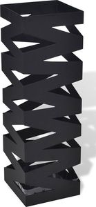 Elior Czarny nowoczesny metalowy parasolnik - Nauro 3S 1