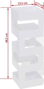 Elior Biały designerski stojak na parasole - Nauro 2S 4