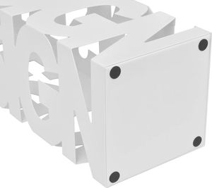 Elior Biały ażurowy stojak na parasole - Nauro 4S 3