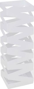 Elior Biały modernistyczny metalowy parasolnik - Nauro 3S 1