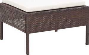 Elior Zestaw brązowych mebli ogrodowych - Shannon 2X 9