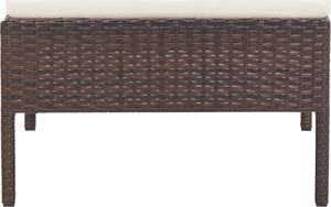 Elior Zestaw brązowych mebli ogrodowych - Shannon 2X 10