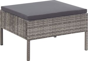 Elior Zestaw szarych mebli ogrodowych - Shannon 2X 8