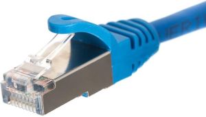 NetRack patchcord RJ45, kat. 5e FTP, 0.25m niebieski - BZPAT025FB 1