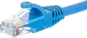 NetRack patchcord RJ45, kat. 6 UTP, 0.25m niebieski - BZPAT0256B 1