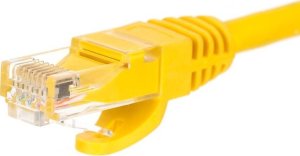 NetRack patchcord RJ45, kat. 6 UTP, 0.25m żółty - BZPAT0256Y 2
