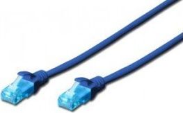 Digitus DIGITUS CAT 5e U-UTP patch cable PVC AWG 26/7 length 20m color blue 1