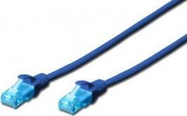 Digitus DIGITUS CAT 5e U-UTP patch cable PVC AWG 26/7 length 25m color blue 1