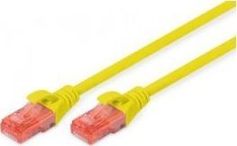 Digitus DIGITUS CAT 6 UTP patch cable PVC AWG 26/7 length 7m Color yellow 1