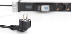 Digitus 1U przeciwprzepięciowa 6 gniazd czarna (DN-95417) 6