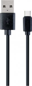 Kabel USB Gembird USB-A - USB-C 1 m Czarny (CC-USB2-AMCM-1M-1) 1