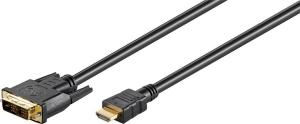 Kabel Goobay HDMI - DVI-D 2m czarny (51580) 1