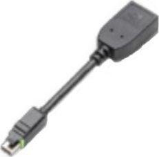 Adapter AV PNY DisplayPort Mini - DisplayPort czarny (QSP-MINIDP/DPV2) 1