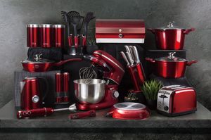 Berlinger Haus Zestaw Garnków Berlingerhaus Bh-6150 Burgundy 12