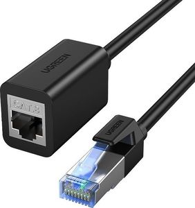 Ugreen Kabel sieciowy UGREEN NW192 przedłużacz Ethernet RJ45, Cat. 8, S/FTP, 0.5m (czarny) 1