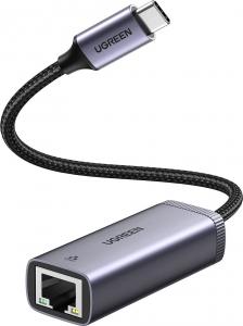 Karta sieciowa Ugreen UGREEN CM483 Adapter sieciowy USB-C do RJ45 (szary) 1