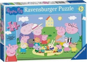 Ravensburger Puzzle 35 elementów Świnka Peppa Piknik 1