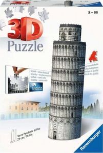 Ravensburger Puzzle 3D Mini budowle. Krzywa Wieża w Pizie 1