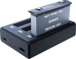 Telesin Ładowarka trójkanałowa Telesin dla Insta360 One X2 + 2 baterie (IS-BCG-004) 4