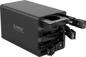 Kieszeń Orico USB 3.0 - 4x 3.5" SATA, RAID (9548RU3-EX-EU-BK-BP) 5