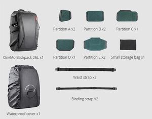 Plecak PGYTECH Plecak wodoodporny + Torba na ramię PGYTECH OneMo (Olivine Camo) (P-CB-021) 4