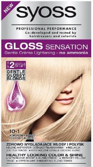 Syoss Gloss Sensation Farba do włosów 10-1 Kokosowy Blond 1