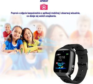 Smartwatch GoGPS K17 Czarny  (K17BK) 4