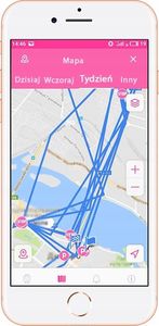 Smartwatch GoGPS K17 Fioletowy  (K17PR) 5