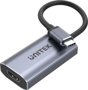Adapter USB Unitek V1414A USB-C - HDMI Srebrny  (V1414A) 1