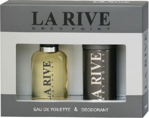 La Rive for Men Grey Point Zestaw/edt100ml+deo150ml/ 1