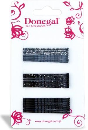 Donegal Wsuwka wąska czarna i szara 24szt FA-5504 1