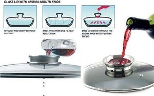 Zilner BRYTFANNA GARNEK KWADRATOWY 6.5L 28CM ZILNER ZL-7063 6