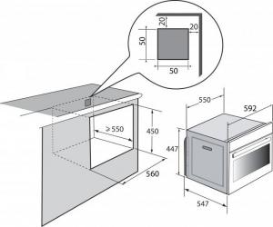 Piekarnik Brandt BKV6132X 2