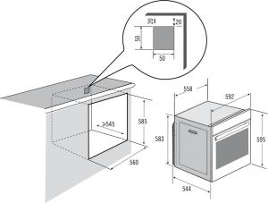 Piekarnik Brandt BXP6555B 2