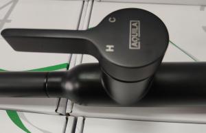 Bateria kuchenna Aquila Hydria II Pull Down stojąca czarny matowy 6