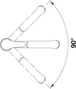 Bateria kuchenna Blanco Daras-S stojąca czarna (526153) 3