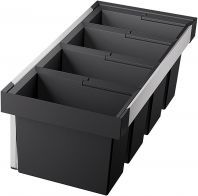 Kosz na śmieci Blanco szafkowy czarny (521475) 2