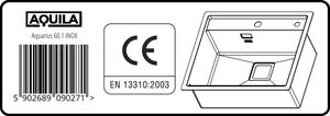 Zlewozmywak Aquila AQUILA AQUARIUS 60.1 INOX 3