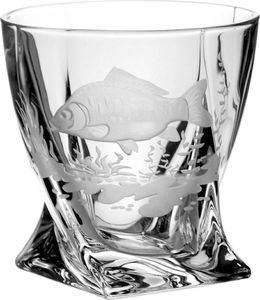 Crystal Julia Szklanki do whisky 6 sztuk grawerowane dla wędkarzy 3737 3