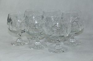 Crystal Julia kieliszki do koniaku kryształowe 6 sztuk 0207 6