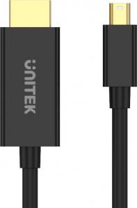 Adapter AV Unitek DisplayPort Mini - HDMI czarny (V1152A) 3
