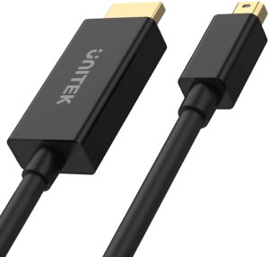 Adapter AV Unitek DisplayPort Mini - HDMI czarny (V1152A) 3