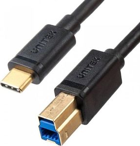 Kabel USB Unitek USB-B - USB-C 2 m Czarny (C14096BK-2M) 1