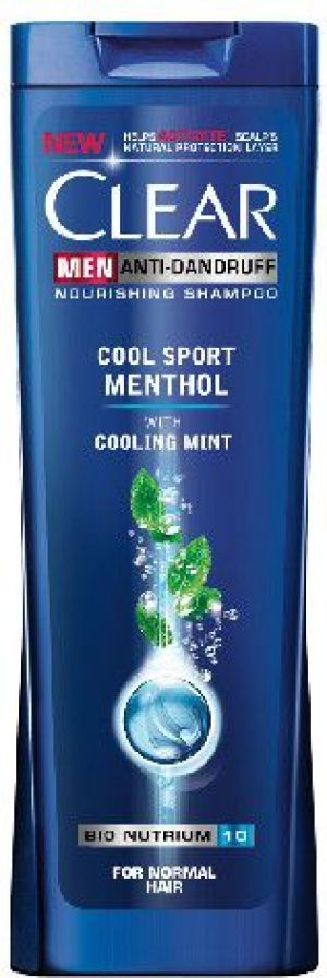 Clear  Szampon do włosów Przeciwłupieżowy Men Cool Sport Menthol do wszystkich rodzajów włosów 400ml 1