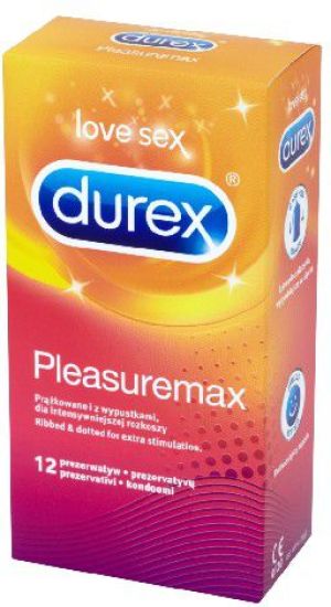 Durex  Prezerwatywy Pleasuremax 12 szt 1