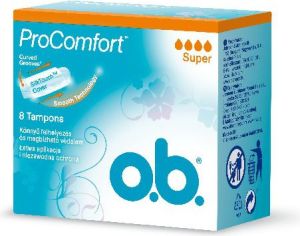 O.B ProComfort Super komfortowe tampony 1 op.-8szt 1