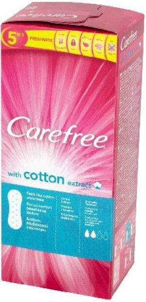 Carefree Cotton Wkładki higieniczne 1 op.-20szt 1